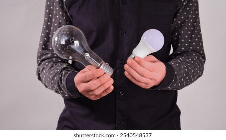 concept of a saving light bulb. 