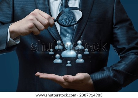Concept of selection and study of human resources for work in business.