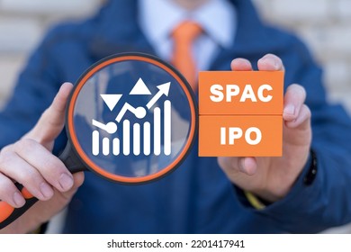 Concept Of SPAC Vs IPO. SPAC Special Purpose Acquisition Company.