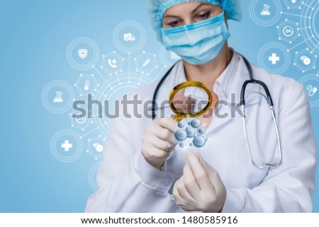 Concept study on the microflora of the patient.