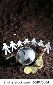 Concept of sustainability: People, planet and profit