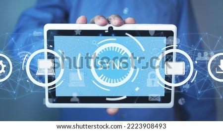Concept of Sync. Internet. Technology