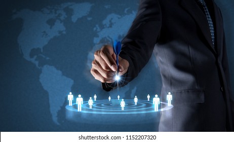 Concept of target audience - Shutterstock ID 1152207320