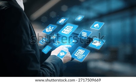 Concept of task management optimizes business efficiency. This system streamlines workflows, enhancing task management for project success and organizational productivity. Gist