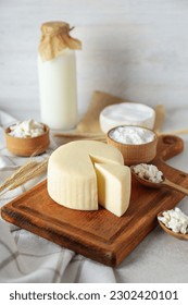 Concept of tasty food - different dairy products - Shutterstock ID 2302420101