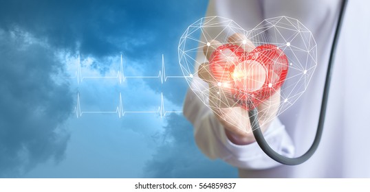 Concept of the technology of diagnostics of heart.
