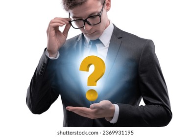 Concept of uncertainty with question mark - Shutterstock ID 2369931195