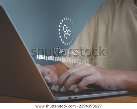 The concept is updating data or operating system software, revamping the system to provide modern functionality. Release new versions for future use by users.