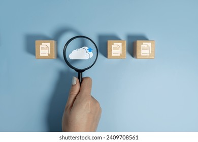 The concept of uploading files to the cloud, storing important information on a cloud database so that it can be retrieved conveniently and without risk of loss, storing data files on a database.