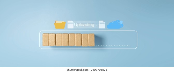 The concept of uploading files to the cloud, storing important information on a cloud database so that it can be retrieved conveniently and without risk of loss, storing data files on a database.