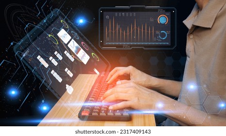 The concept of using AI to process and analyze