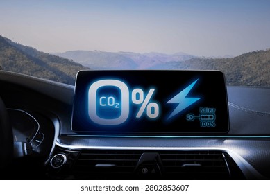 The concept of using electric vehicles helps protect the environment and preserve the planet.