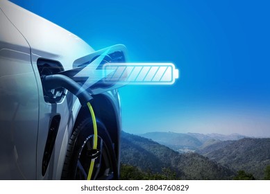 The concept of using electric vehicles helps protect the environment and preserve the planet.