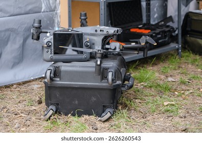 The concept of using modern technologies in the army. Ammunition. Weapons and military equipment for army