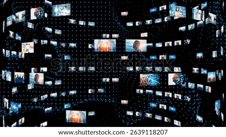 Concept visual for video network