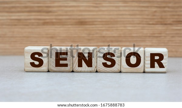 Concept Word Sensor On Cubes On Stock Photo 1675888783 | Shutterstock