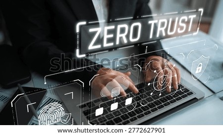 Concept of Zero Trust Security Model with Digital Interface and Cybersecurity Elements in Office Environment Sigmoid