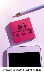 Conceptual display Data ProtectionProtect IP addresses and personal data from harmful software. Business concept Protect IP addresses and personal data from harmful software - Shutterstock ID 2198774523