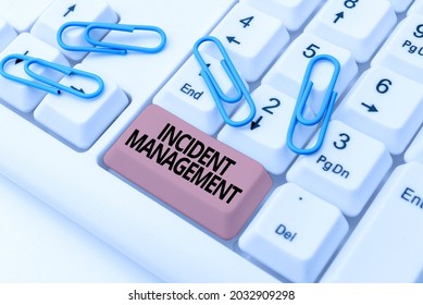 Conceptual Display Incident Management. Business Concept Activities Of A Company To Identify And Correct Hazards Upgrading And Repairing Old Website, Enhancing Software Codes