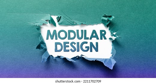 Conceptual Display Modular Design. Concept Meaning Using Technology As A Tool For Learning And Developing