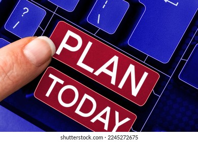 Conceptual display Plan. Business concept Start of a detailed proposal of doing or achieving something - Shutterstock ID 2245272675