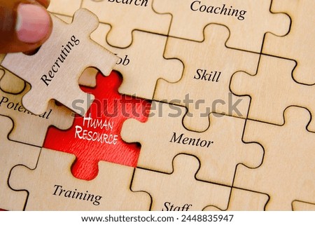 Conceptual image representing the challenge of building a strong human resources team