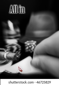 Conceptual Image Representing Good Poker Hand