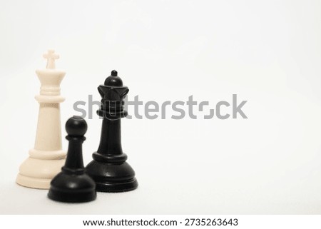 Conceptual image using chess pieces to represent social inequality, diversity, inclusion and power imbalance. Symbolic metaphor for leadership, discrimination, minority versus majority, social pressure and equality. Ideal for business, education, social campaigns, editorial content and awareness projects.