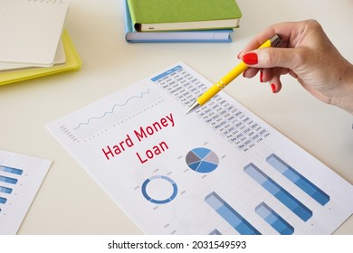 Conceptual Photo About Hard Money Loan With Written Phrase. 

