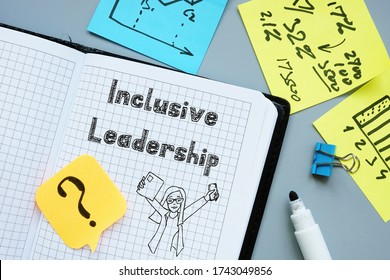 Conceptual Photo About Inclusive Leadership With Handwritten Text.