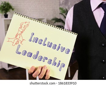 Conceptual Photo About Inclusive Leadership With Written Text.
