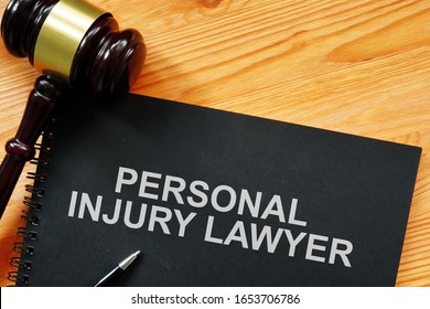 Conceptual Photo Shows Printed Text Personal Injury Lawyer