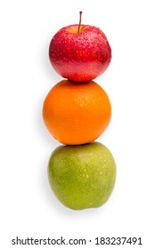 Conceptual Shot - You Cannot Compare Apples With Oranges