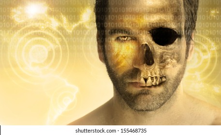 Half Face Half Skull High Res Stock Images Shutterstock