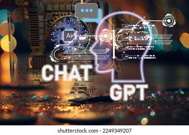 Conceptually, ChatGPT(chat GPT) is an AI chatbot or artificial intelligence that can communicate through messages with humans naturally. - Shutterstock ID 2249349207