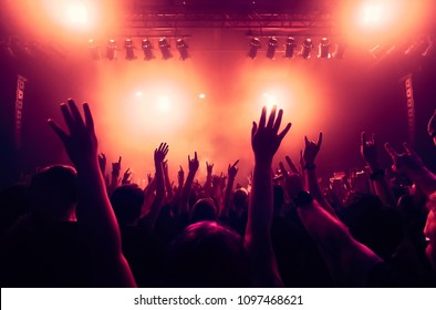 
Concert Crowd At Rock Concert