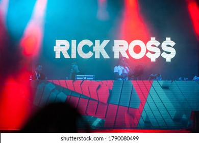 Concert Of Music Artist Rick Ross At Hip Hop Zije, Bratislava, Slovakia, 29.06 - 01.07.2018