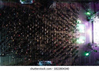 Concert sitting pandemic protocol from above