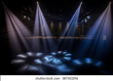 Concert stage and lighting background