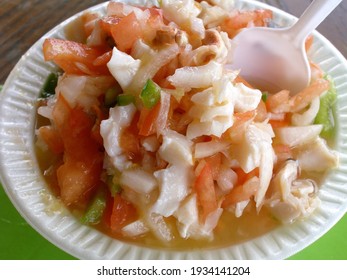 Conch Salad Native Dish Of The Bahamas      