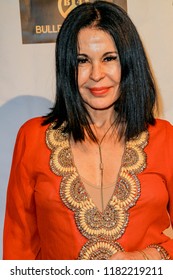 María Conchita Alonso Arrives At The The Art Of Social Media EMMY Gifting Lounge At The Waldorf Astoria Hotel, Beverly Hills, CA On Sept. 15, 2018.