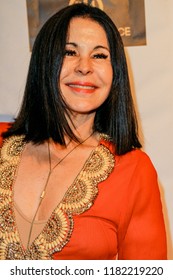 María Conchita Alonso Arrives At The The Art Of Social Media EMMY Gifting Lounge At The Waldorf Astoria Hotel, Beverly Hills, CA On Sept. 15, 2018.