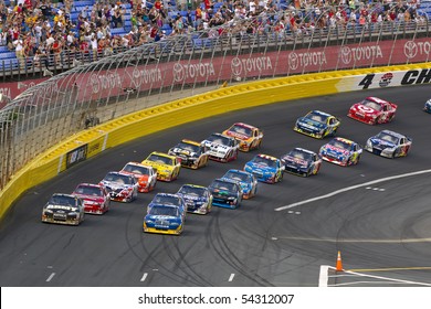 CONCORD, NC - May 30:  The NASCAR Sprint Cup Teams Take To The Track For The Coca-Cola 600 Race At The Charlotte Motor Speedway On May 30, 2010 In Concord, NC