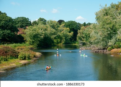 Concord River In Minute Man National Historical Park Concord MA USA