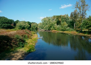 Concord River In North Bridge Of Minute Man National Historical Park Concord MA USA