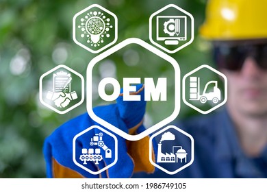 Concpet of OEM Original Equipment Manufacturer. - Shutterstock ID 1986749105
