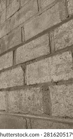 concreate background briks raw partition