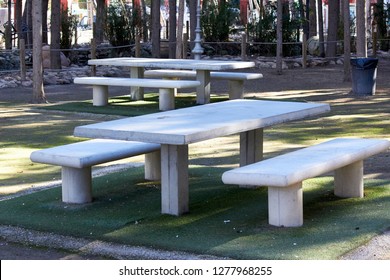 Concrete Block Bench, Great Design For Any Purpose.