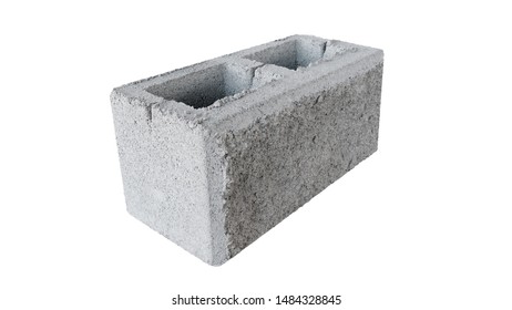 Concrete Bricks On White Background Stock Photo 1484328845 | Shutterstock