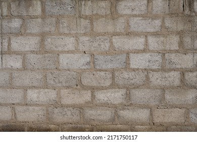 Concrete Cinder Block Wall Background Texture